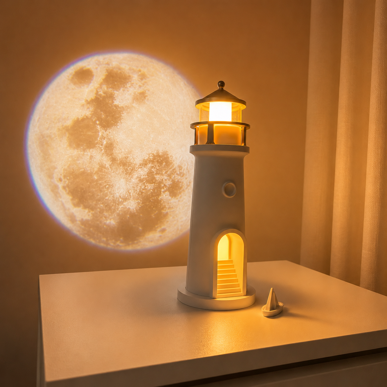 MyMoonBeacon™ Lighthouse Moon Lamp